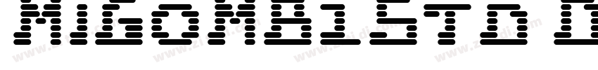 MiGoMB1Std DeBold 83字体转换